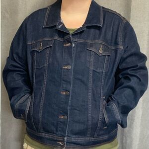 Ladies denim jacket ,Old Navy  darker denim color size XXL